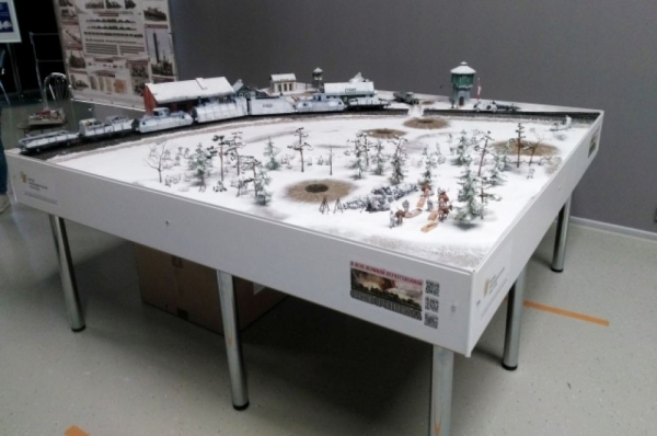 Диорама «Омские бронепоезда в огне Великой Отечественной войны»