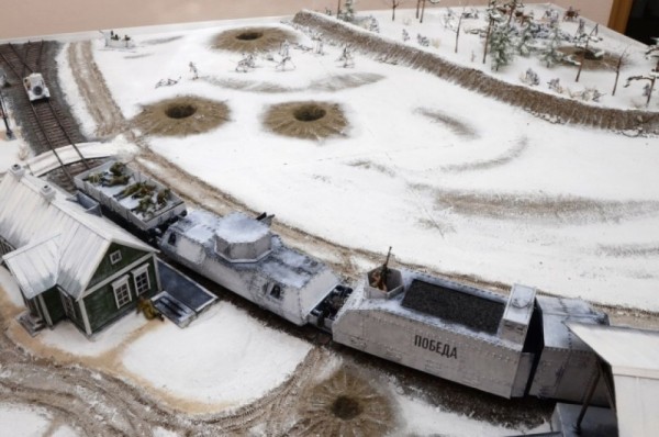 Диорама «Омские бронепоезда в огне Великой Отечественной войны»