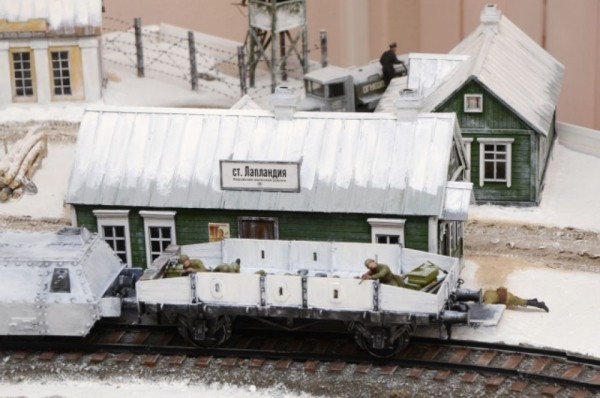 Диорама «Омские бронепоезда в огне Великой Отечественной войны»