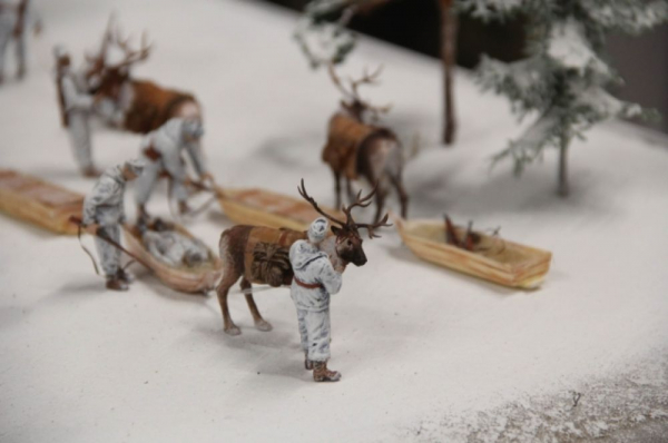 Диорама «Омские бронепоезда в огне Великой Отечественной войны»