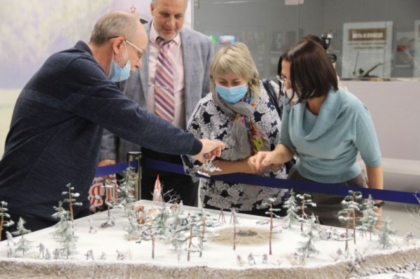 Диорама «Омские бронепоезда в огне Великой Отечественной войны»