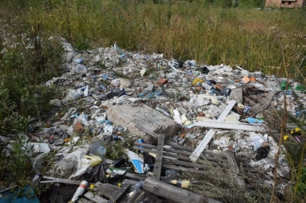 В соцсетях обсуждают незаконную свалку на выезде из Омска