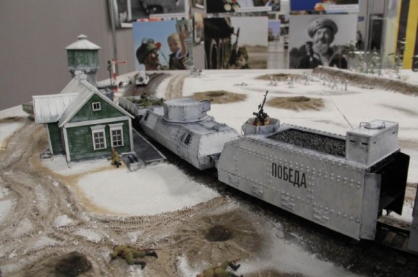 Диорама «Омские бронепоезда в огне Великой Отечественной войны»