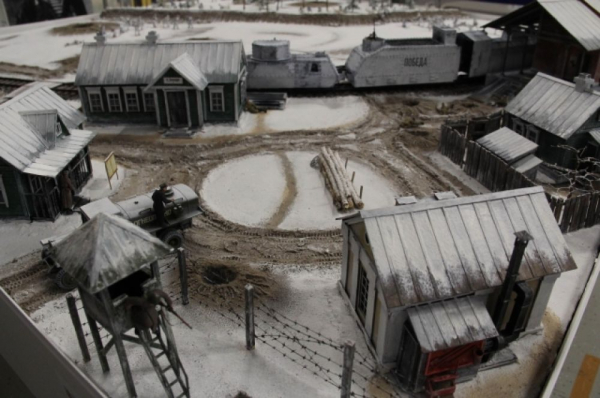 Диорама «Омские бронепоезда в огне Великой Отечественной войны»