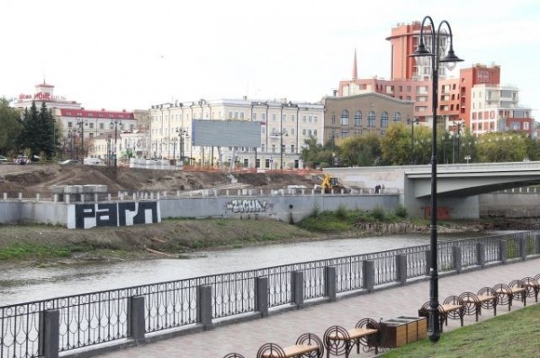 В Омске на благоустройство набережной направят почти 15 млн