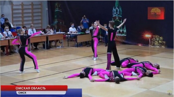 Омичи отличились на Кубке России по спортивной аэробике