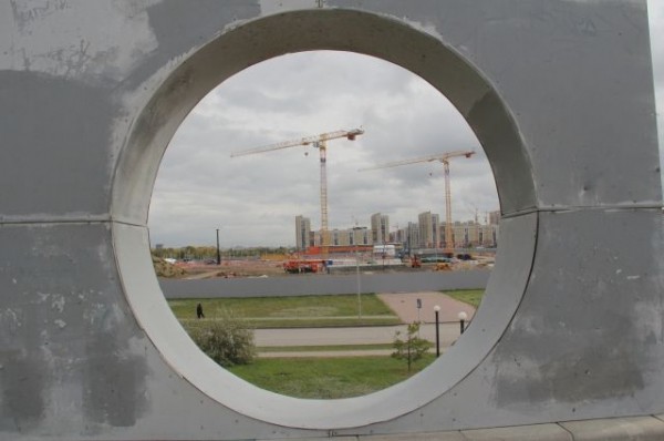 Строители возводят первый этаж &laquo;Арены Омск&raquo;