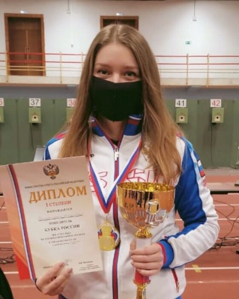 Омская спортсменка стала лучшей в стрельбе из пистолета