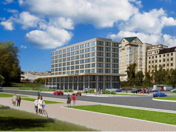 В Омске показали проект гостиницы на набережной с люксовыми номерами