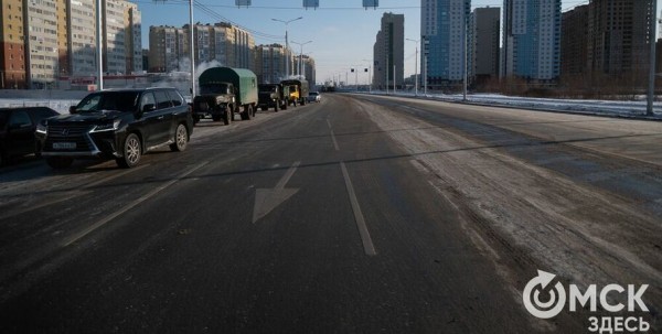 С новой дороги на Левобережье соскребли асфальт
