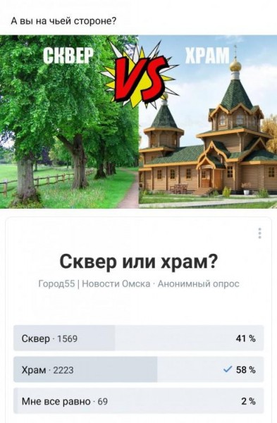 Храм на пустыре или Кто и зачем сталкивает омичей на религиозной почве?