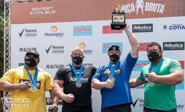 Омский богатырь обошёл силачей из Бразилии, Эстонии и Боливии