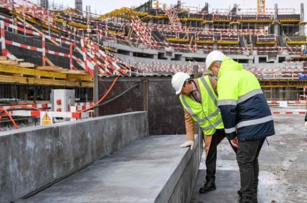 В апреле на новой «Арене Омск» начнут устанавливать трибуны для зрителей