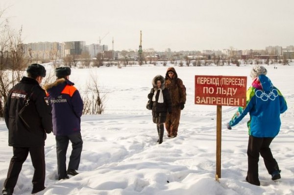 Спасатели измерили толщину льда на омских водоёмах