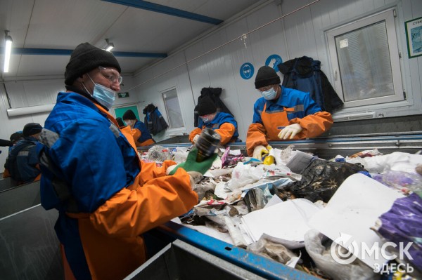 Второй завод по сортировке отходов запущен в Омске
