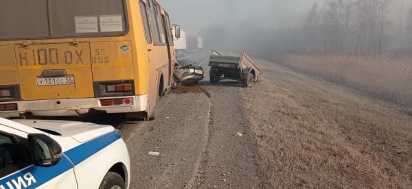 
									ДТП с автобусом в Омской области произошло из-за задымления на трассе   [ФОТО]  
