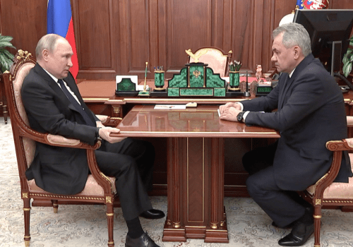 Шойгу доложил Путину об&nbsp;освобождении Мариуполя