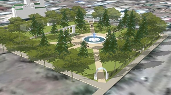 Тарские силовики задумали построить здание администрации в парке под благоустройство