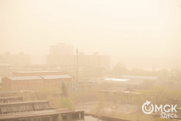 Пыльная буря и остановившиеся пароходы: последствия омской непогоды Пыльная буря и остановившиеся пароходы: последствия омской непогоды