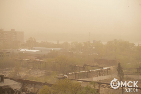 Пыльная буря и остановившиеся пароходы: последствия омской непогоды Пыльная буря и остановившиеся пароходы: последствия омской непогоды