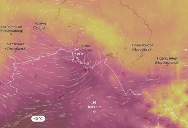Атмосферный вихрь с пеклом до 40 градусов несётся в сторону Омска Атмосферный вихрь с пеклом до 40 градусов несётся в сторону Омска