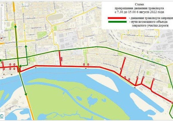 
									Из-за марафона и Дня города перекроют половину Омска    [СХЕМА]  