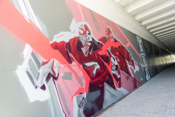 У новой "Арены" "нарисовались" первые хоккеисты 