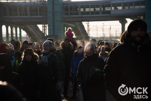 Дед Мороз из Великого Устюга навестил омичей