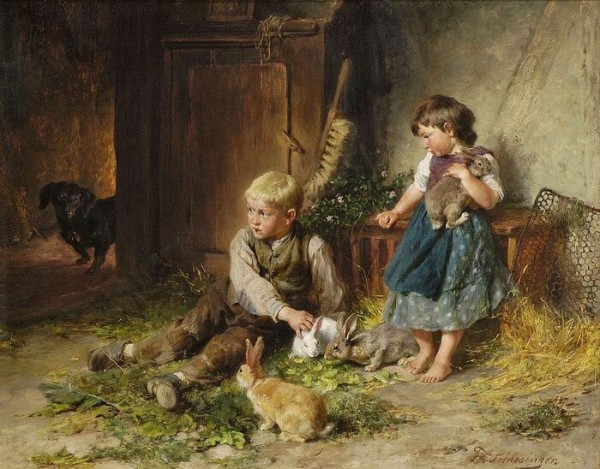 Кролики в искусстве. Символ года в живописи разных эпох