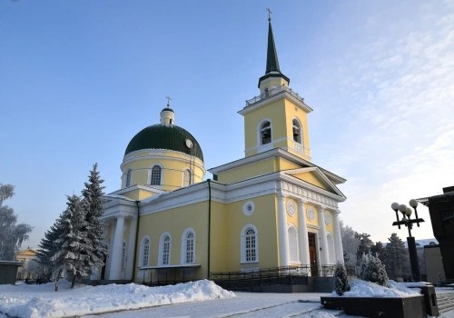 В канун Рождества губернатор Бурков посетил омский Казачий Никольский собор