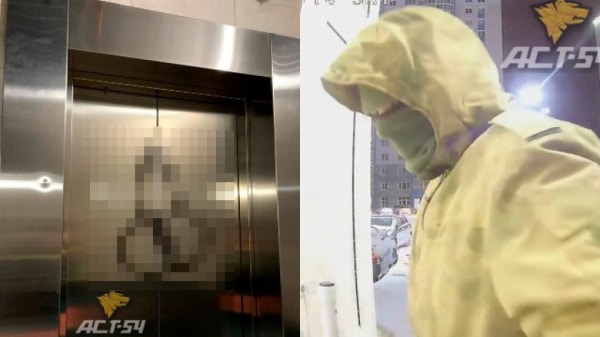 Члены на подъездах двух домов нарисовал новосибирец