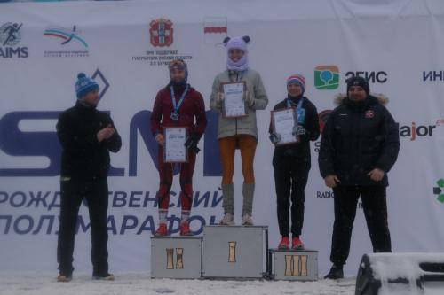В омском Рождественском полумарафоне победили новосибирцы