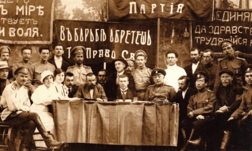 А. Минжуренко: «Ну и чему радуетесь: легко взяли власть в Петрограде. А фронт, а крестьянство что скажут?»