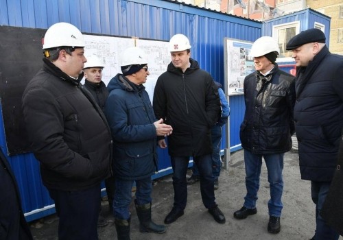 Хоценко совершил первый объезд омских строек