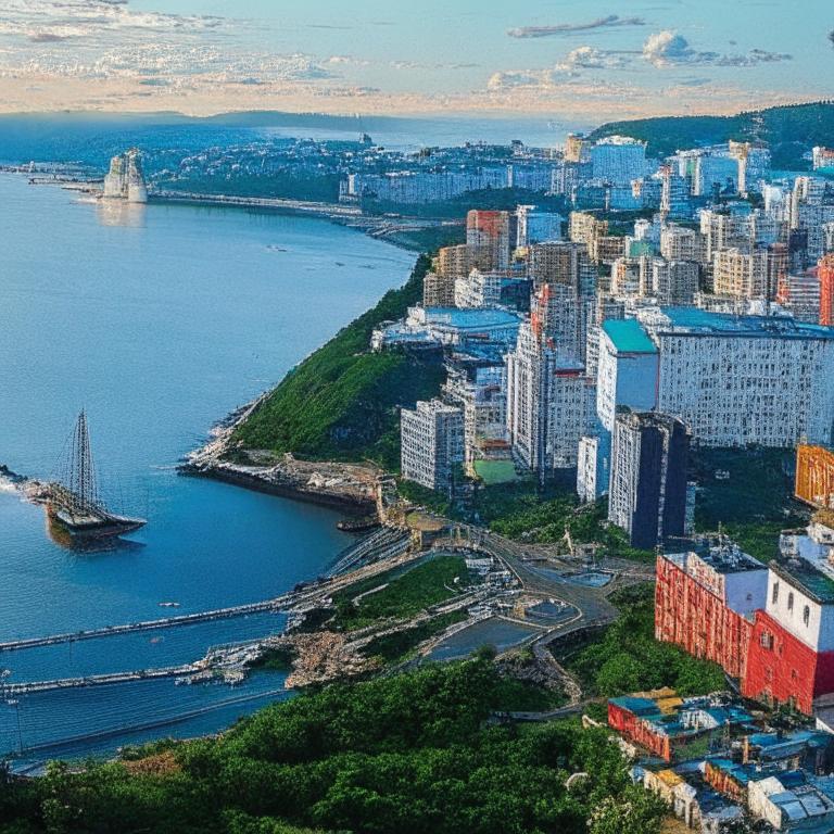 Как видит Владивосток нейросеть 