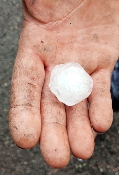 В Омской области выпал первый на сегодня град   [ФОТО]  