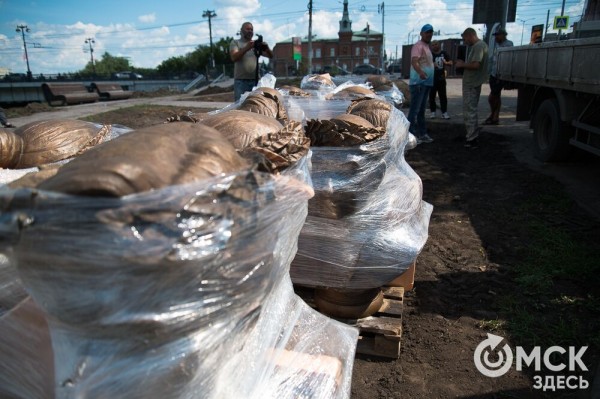 Бюсты прославленных омских спортсменов привезли на Аллею Олимпийских чемпионов