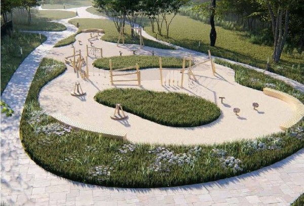 Омичам показали, как будет выглядеть сад в Амурском посёлке