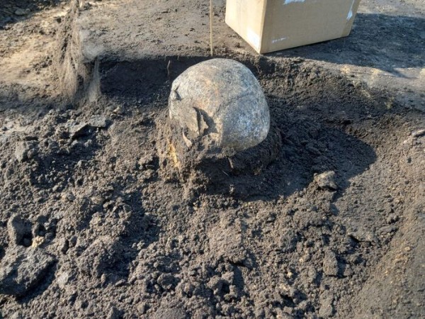 На расконсервированном кургане обнаружены первые находки