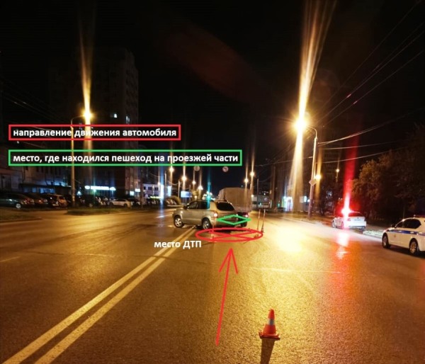 
									В Омске иномарка насмерть сбила стоящего на дороге мужчину   [ФОТО]  