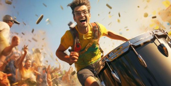 Барабаны, саксофон, прыжки и улыбки. Как поддержат бегунов на SIM-2023