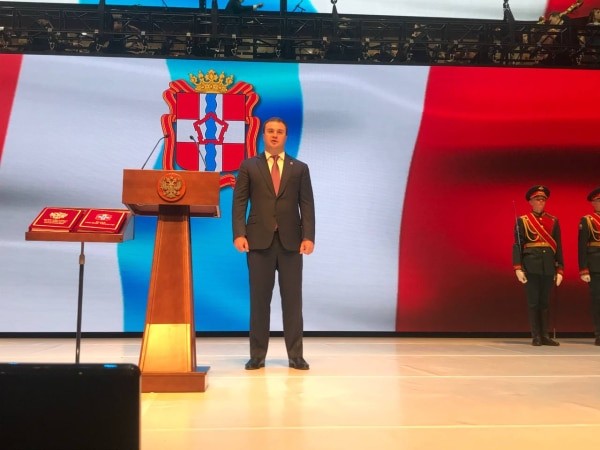 На инаугурацию Хоценко пришли его родители