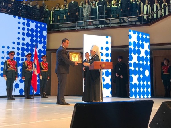 На инаугурацию Хоценко пришли его родители