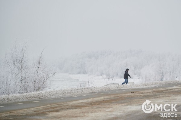 Город в инее: рассматриваем волшебные и холодные улицы Омска