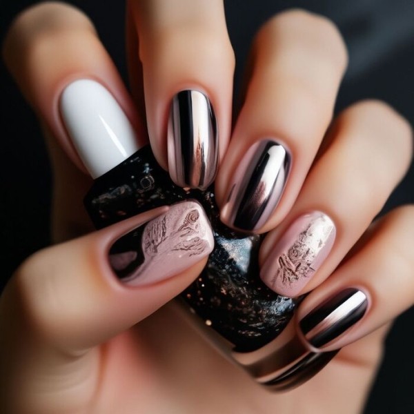 Маникюр 2024: идеи для дизайна, сгенерированные нейросетью