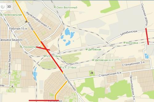В направлении омской Московки могут построить сразу несколько путепроводов