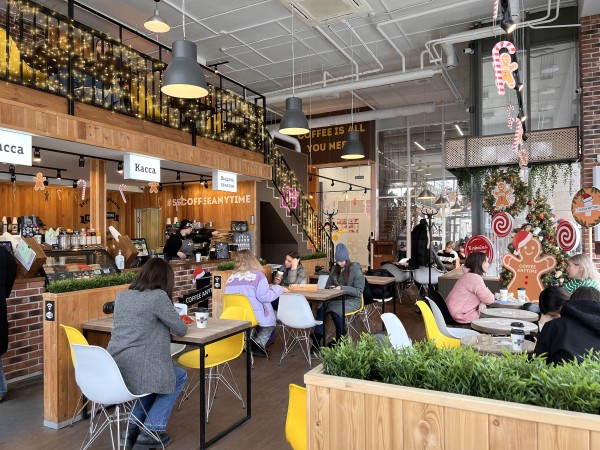 
									Новый год в кофейне родного города 