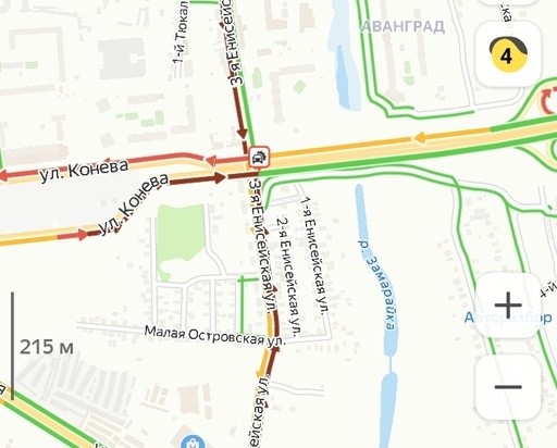 
									Омск встал в предновогодние пробки 