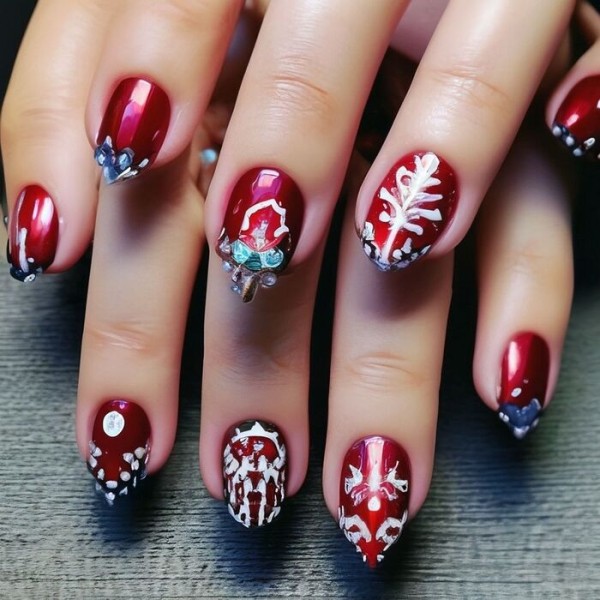 Маникюр 2024: идеи для дизайна, сгенерированные нейросетью