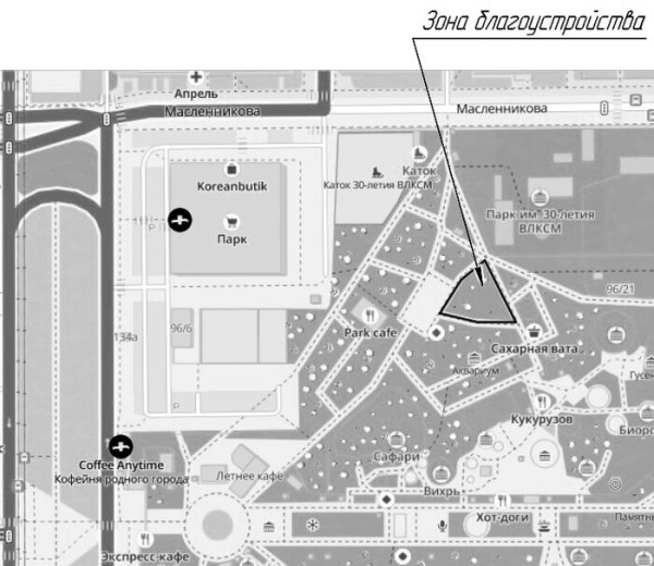 В парке 30-летия ВЛКСМ появятся электрический лабиринт и азбука Морзе